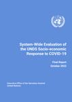 System-Wide Evaluation of the UNDS Socio-economic Response to COVID-19: Final Report